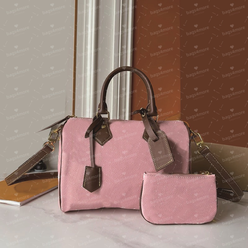 Fashion Boston Bacs pour les sacs à main pour le sac à main féminin est livré avec un sac à main de monnaie assorti 30 cm P9