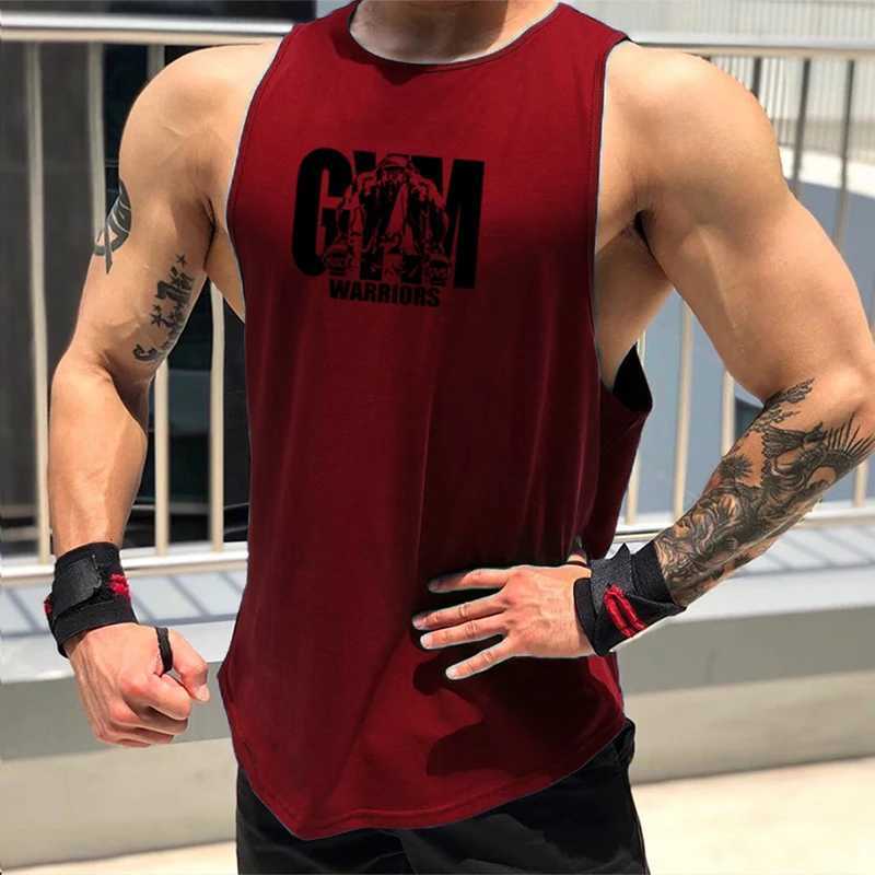 Brand Cotton Breathable Gym Sport Clothing Fitness Tank Top Mens Workout Muscle Sleeveless Vest Bodybuilding Stringer Singlet X250821