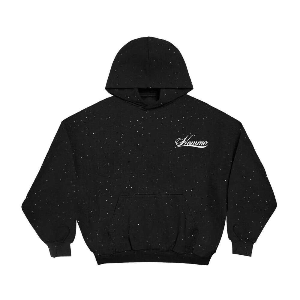 Ins Starry Sky Trendy Hoodie Pullover Sweatshirt Y2k Autumn Winter Loose Casual Sweatpants Set For Men And Women B5