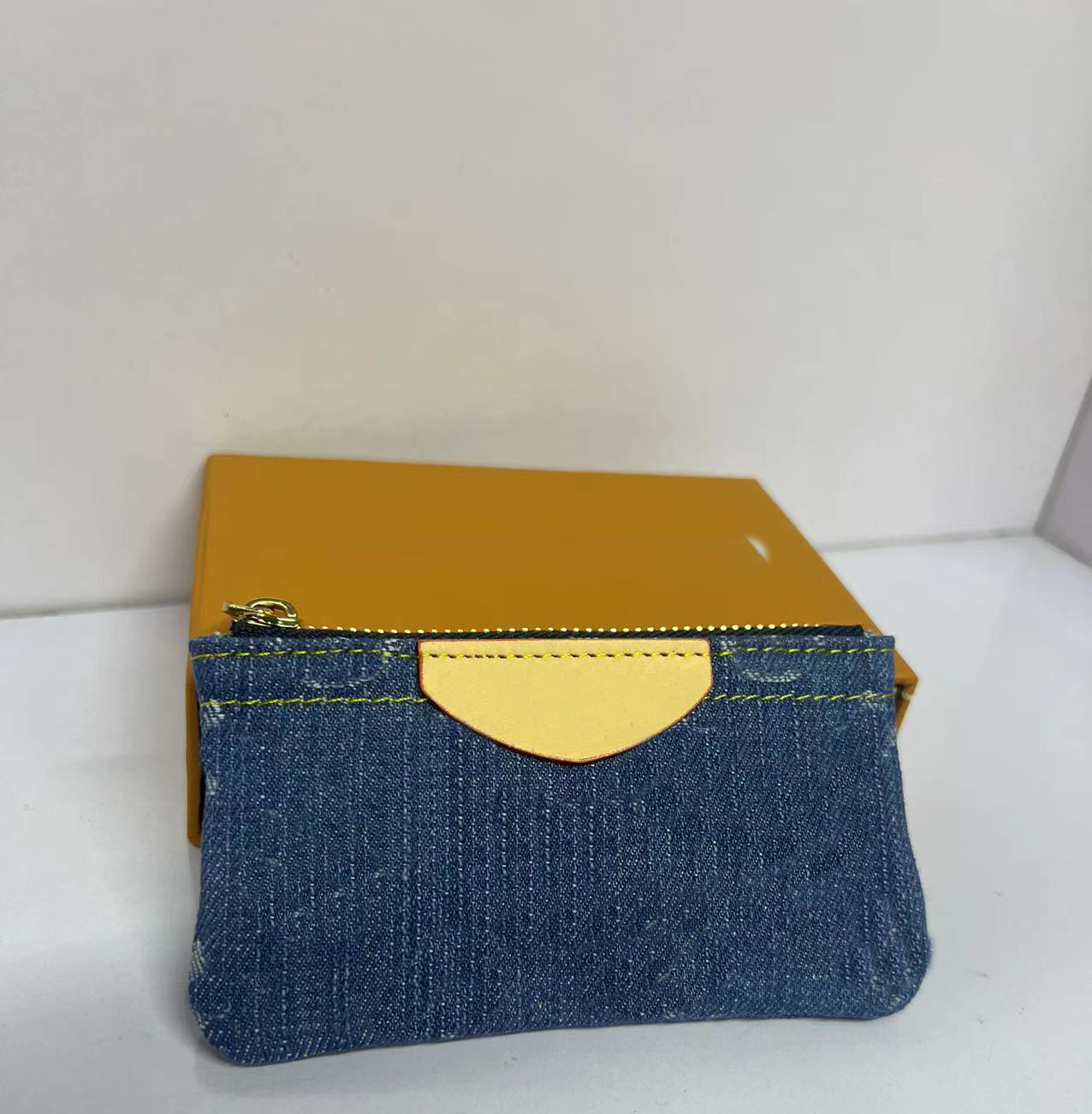Designer Wallet Women's Cowboy Wallet Short Wallet Men's Wallet Card Set Luxury Keychain Credit Coin Wallet Mini Wallet