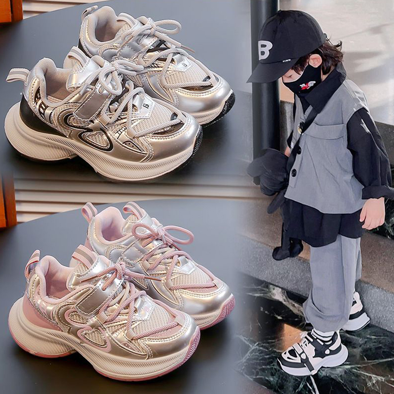 Kids Sneakers for Girls Boys Non Slip Toddler School Running Sport Shoes Fashion Versatile Walkfashion Youth Basketball Shoes Spring Autumn Sizes 26