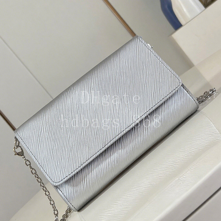 Mirror quality Designer bag Pochette Chain bag Luxury Flap Handbag Fashion Shoulder bag Calfskin Leather Wallet 22cm with Box LP20A1