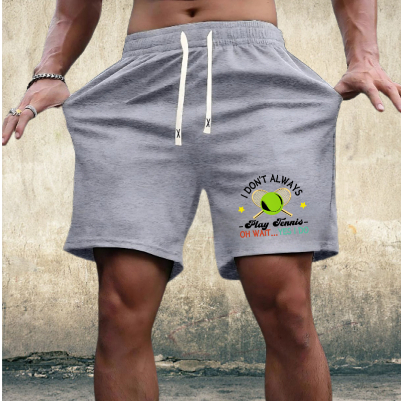 181 Summer Wholesale Customizable Large Size Men's Casual Elastic Knitted Shorts Mid-Waist Breathable Boxer Pants Hot Drawstring Printed 1320