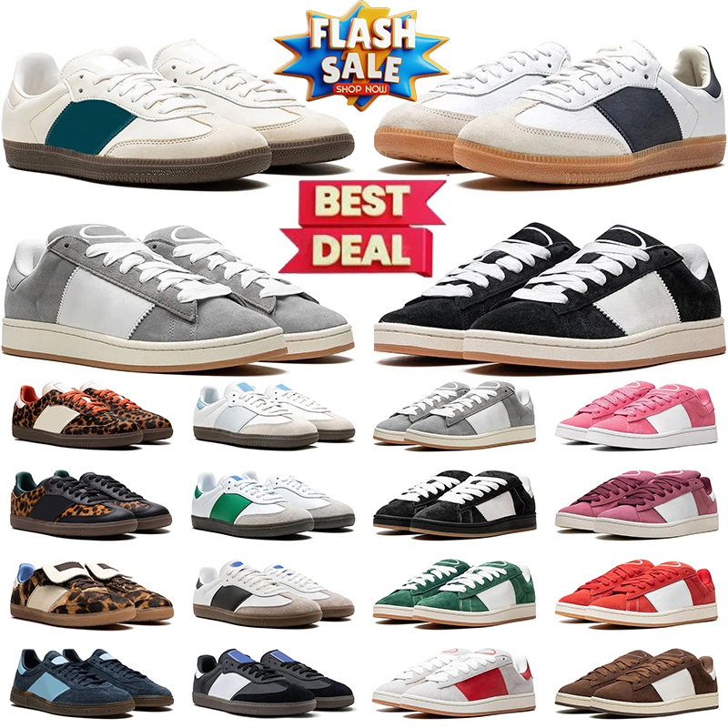 men women outdoor shoes flat designer sneakers suede leather mens trainers Brown Pink Black White Grey Blue Green Red trainers