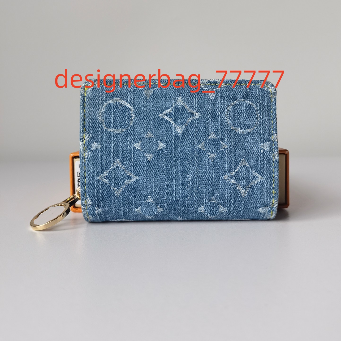 Denim Wallet Designer cardholder Wallet Men's Women's Zipper Wallet Card Holder Coin Wallets Key Holder Long Wallets Can store cards and s