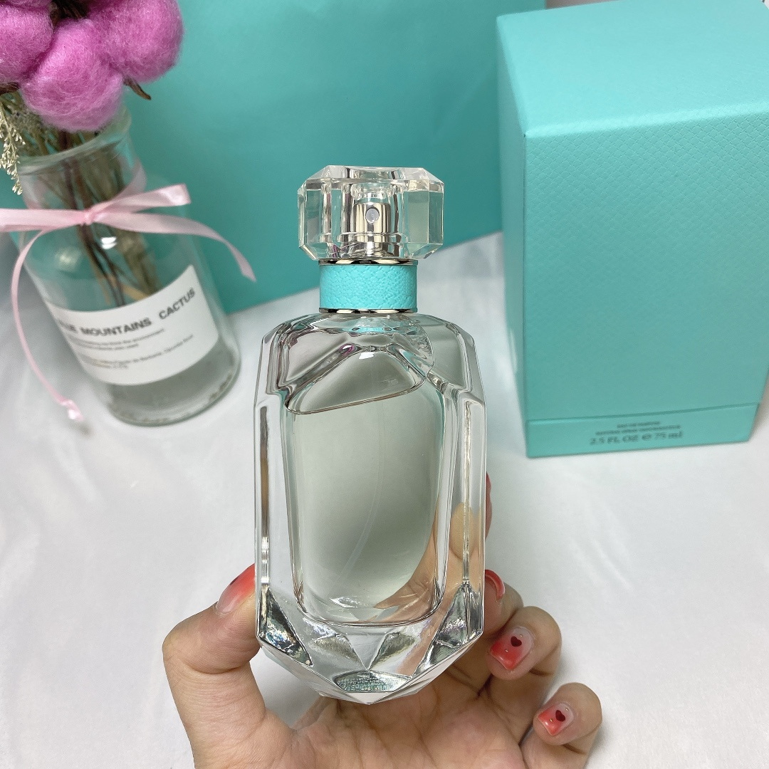 Fast Shipping New diamond women's perfect perfume 75ML EDP Rose Gold Diamond Women's perfume Long Lasting cologne fragrance High quality