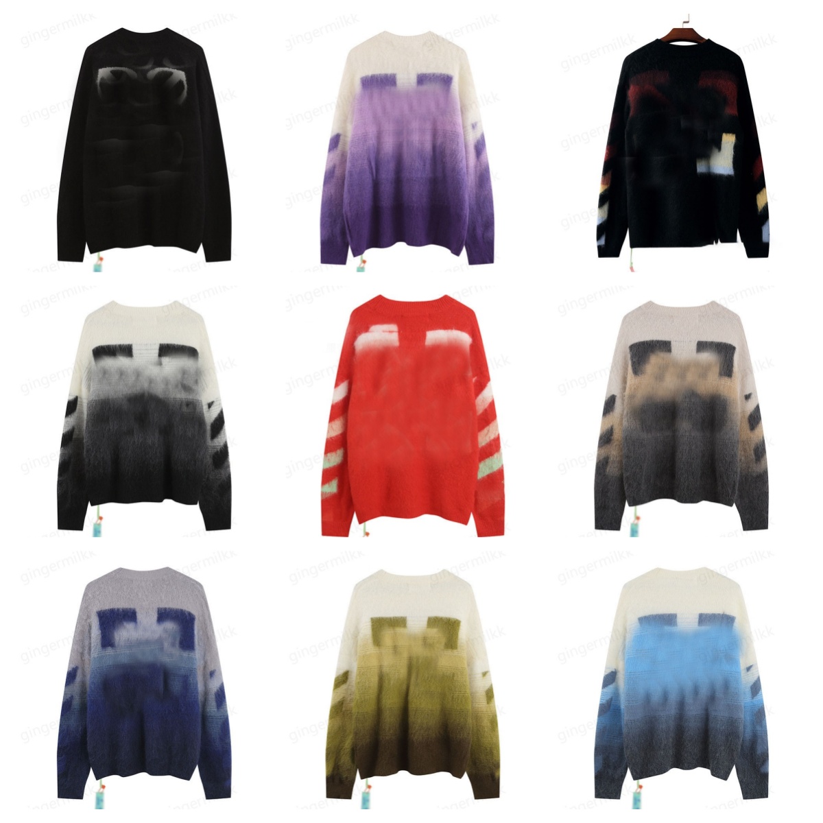 Prilleurs pour hommes Designers pulls pull pullor vêtements de haute qualité Pulls imprimés en cachemire de haute qualité.