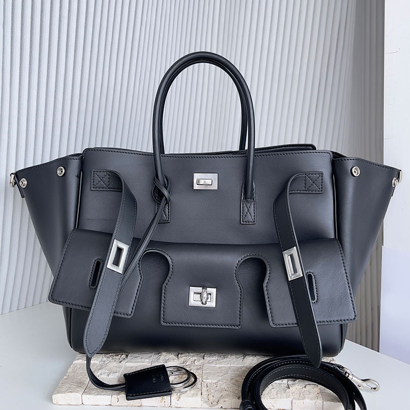 Womens Bel Air Carry All Bag Mini in Black designer leather bag luxury womens bag nappa lambskin bonded lining adjustable and detachable strap bag