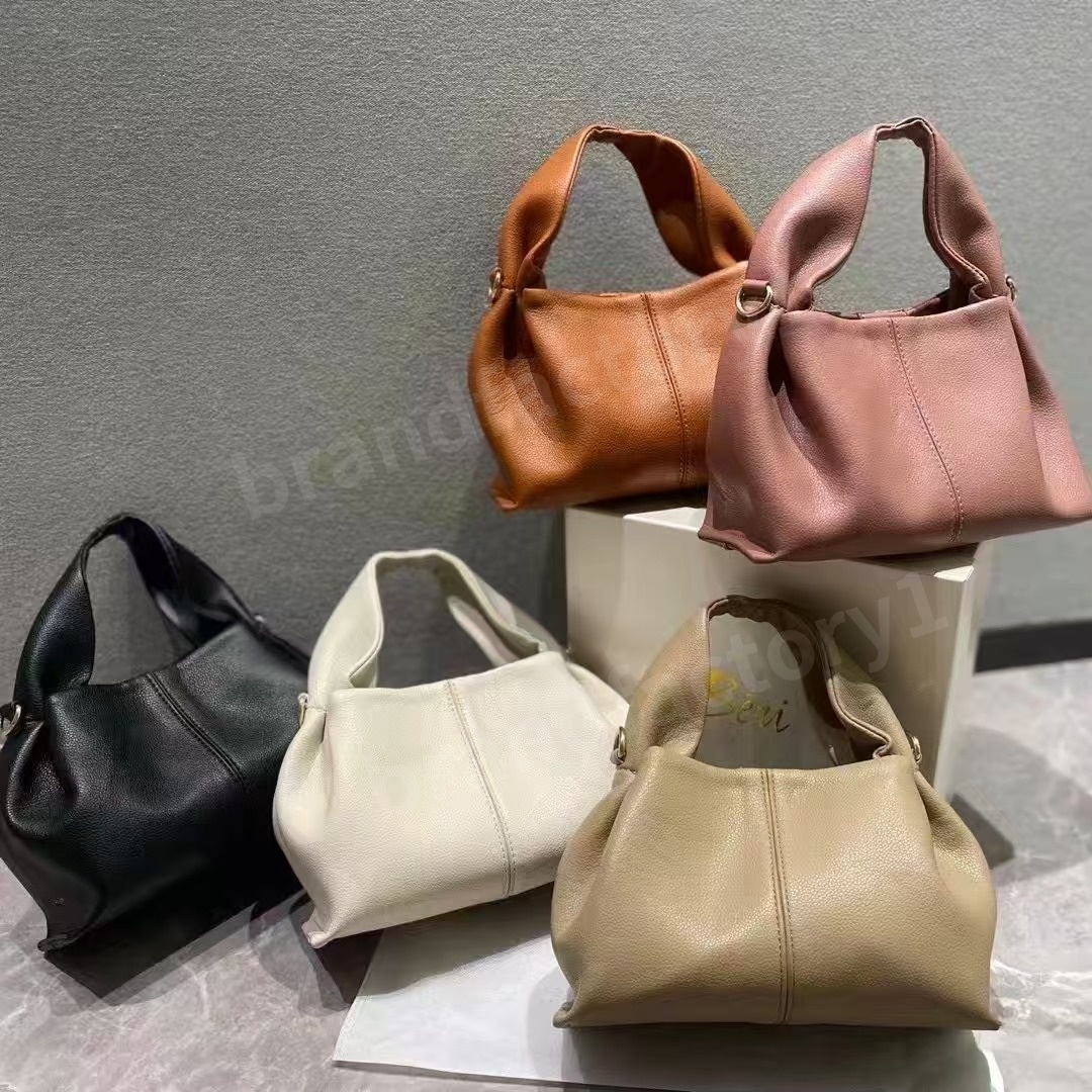 Luxury Designer Bag Cyme Bag Tote Bag Half Moon Bag Smooth Leather Shoulder Bag Tote Underarm Bag Fashion Women Cross Body Bag Mini Purse Textured L