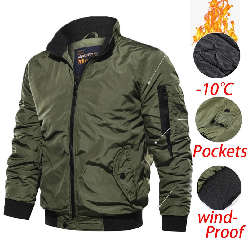 Men Military Jackes Coat Mens Autumn Winter Bomber Jackets Casual Outdoor Windproof Army Jacket Male 5XL Plus Size 250822