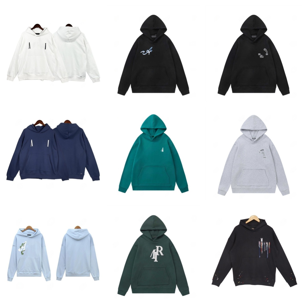 Hoodies Mens Designer Hoodie High Street Hip Hop Rock Rock Pullover Womens Hoodies Couples Sweats Sweats Top Broidery Letter Clothes Choters Pull
