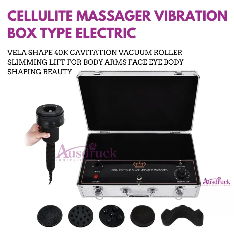 Massageur de minceur de corps G5 professionnel - 5 sondes interchangeables pour la réduction des graisses, l'élimination de la cellulite et le co