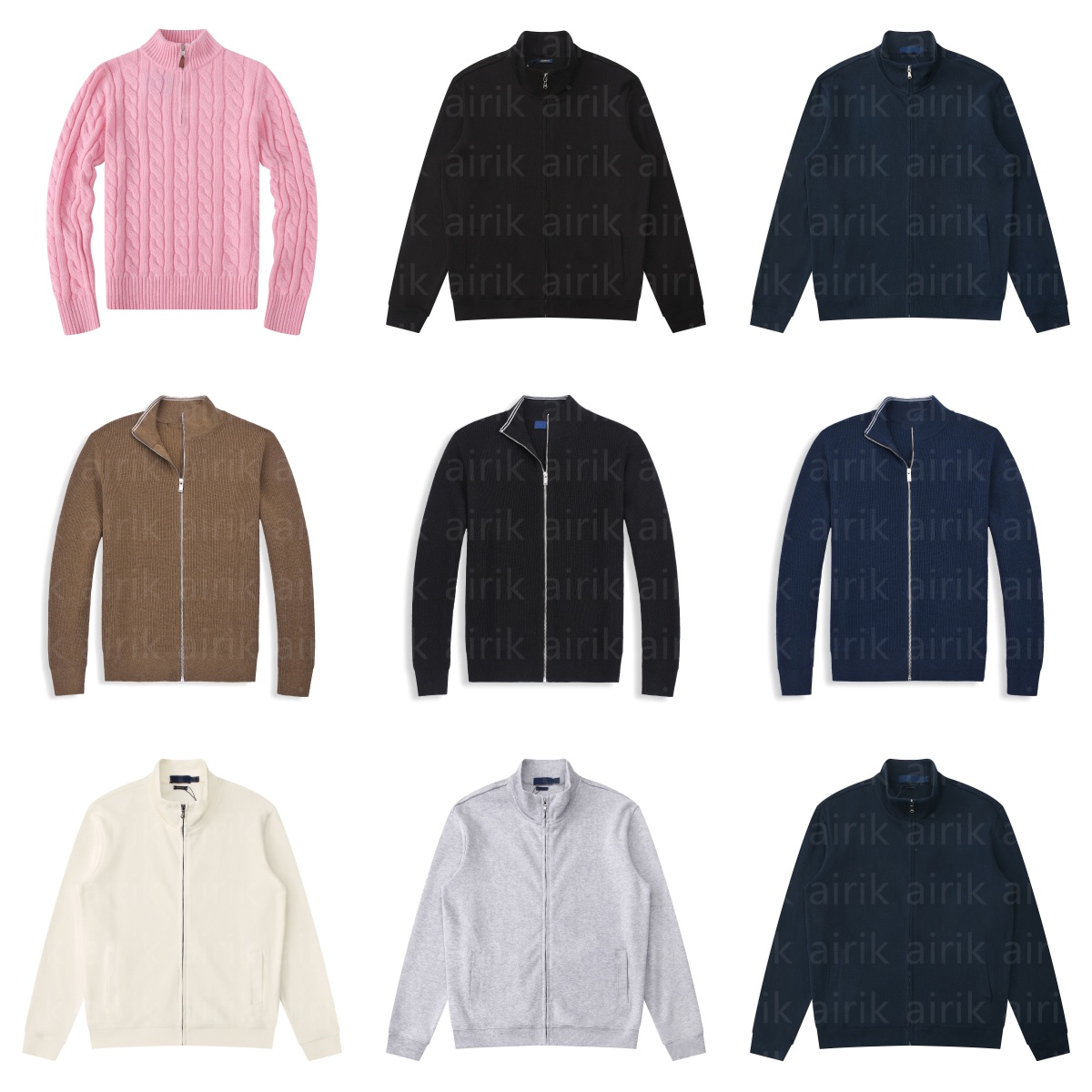 Mens Jumpers Sweater Men Designer Sweater Men Sweater Knitted Sweater Pullover Winter Coat Letter Embroidery Winter Sweater Quarter Zip Mens Sweater