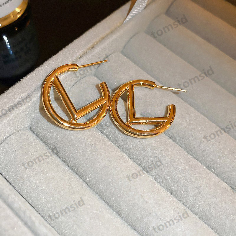 Women Hoop Earrings Designer Gold Earings Stud Fashion Silver Earing Luxury Jewelry Dangle Earring Woman Party Wedding Gift Earring
