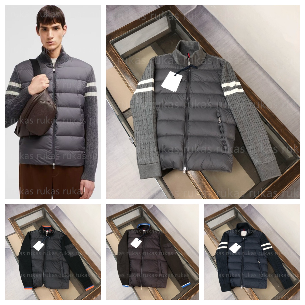 Mens Jackets Knit Wool Cotton Designer Jacket Coat For Mens Womens Classical Fashion Letters Embroidery Warm Winter Jackets High Quality Size M-3