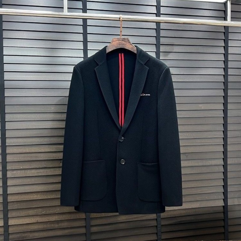 Autumn and Winter Men Blazers kiton Knitted Suit Coat Business Leisure Suit K1289