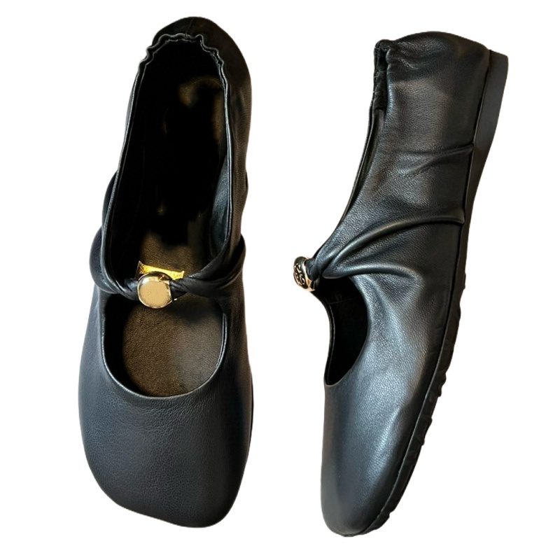 Sandals women classic designer shoes luxury letter slippers genuine leather beach shoes flat heel outdoor shoes solid color pumps squared toe sandal