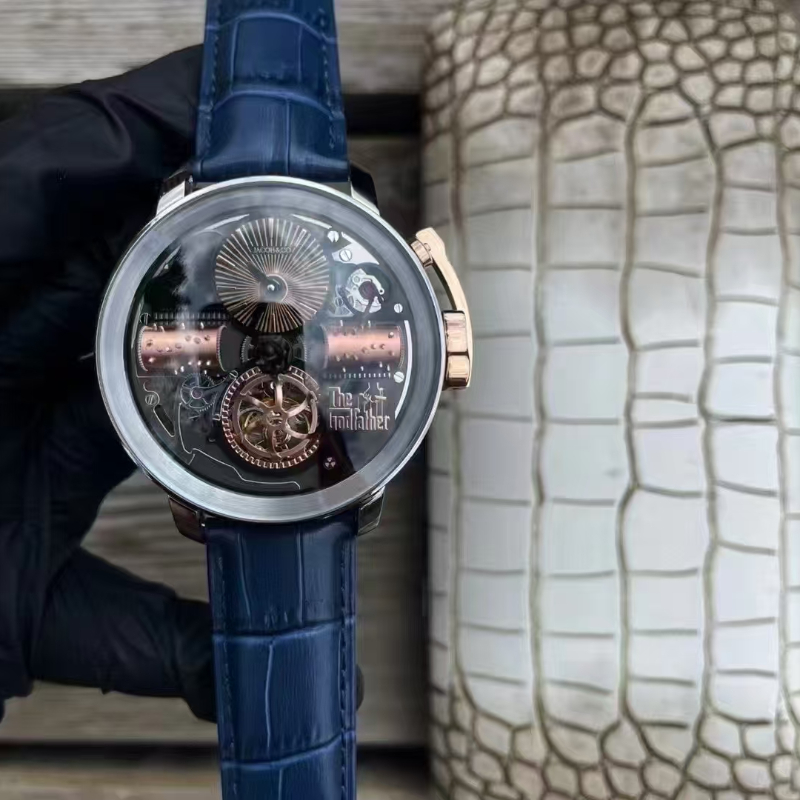 Top Man Watch Small Tourbillon Fashion High Quality Mens Watch Mechanical Automatic Movement Watch Hollow Design Men's Watch Leather Luxury AAA