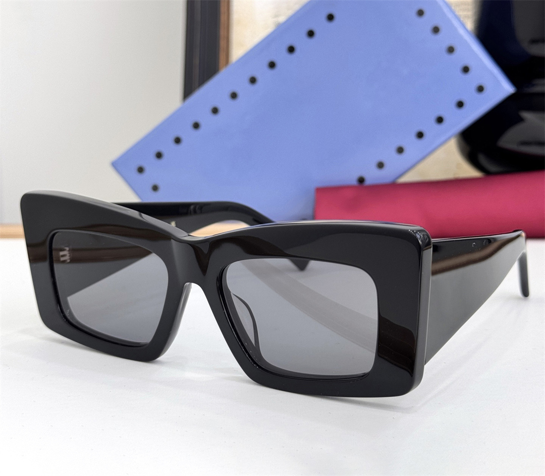 Fashion trend designer 1842s sunglasses for women classic vintage square shape acetate sun glasses avant-garde unique style Anti-Ultraviolet come wi