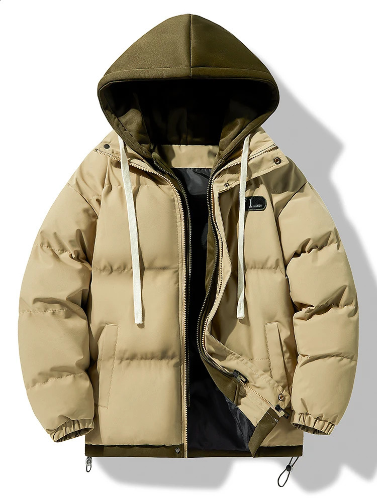 Clothing Fleece Lined Parka Outdoor Warm Snow Mens Long Coat Parkas Clothes Fashion Mens Winter Hooded Jacket Puffer Parka 250822