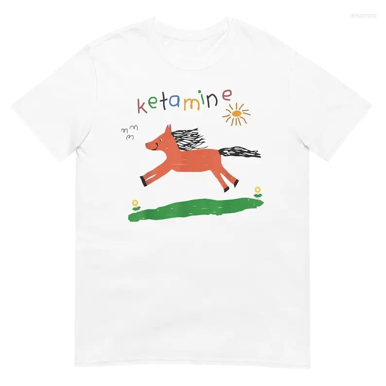Men's Jackets Ketamin Shirt Cotton T-Shirt O-Neck Tees Short Sleeve Clothes Big Size