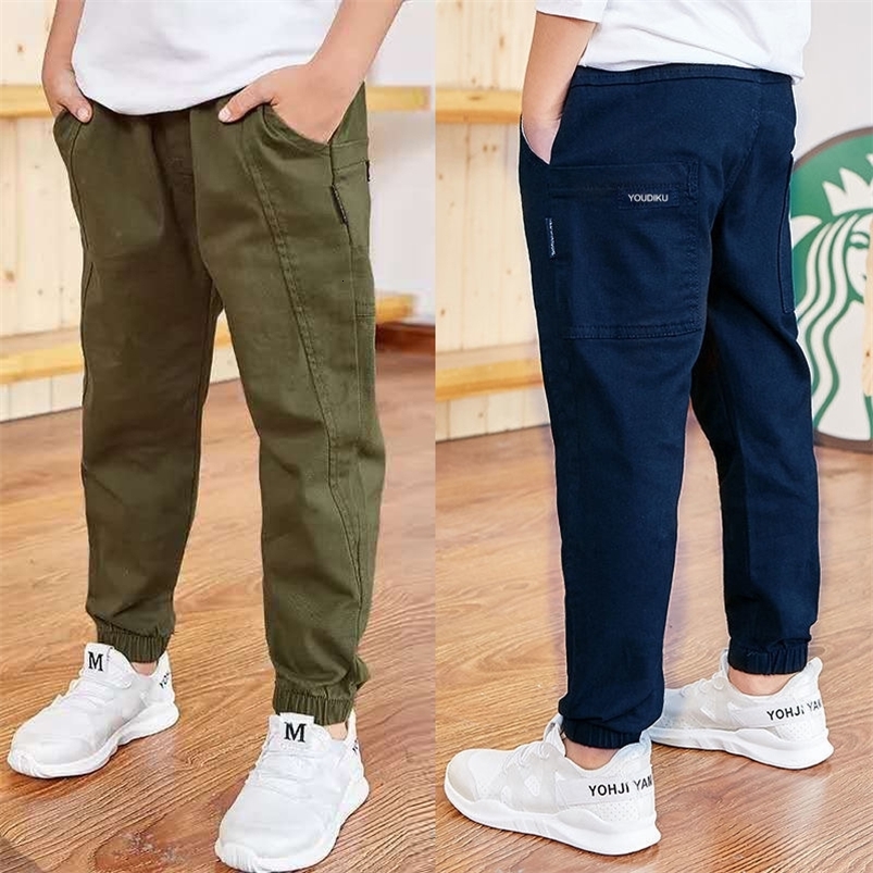 Spring Autumn Cotton Boys Pants Children Trousers Casual Kids Sports Pants 3 4 5 6 7 8 9 10 11 12 13 Years Teenager Boys Clothes250821ww