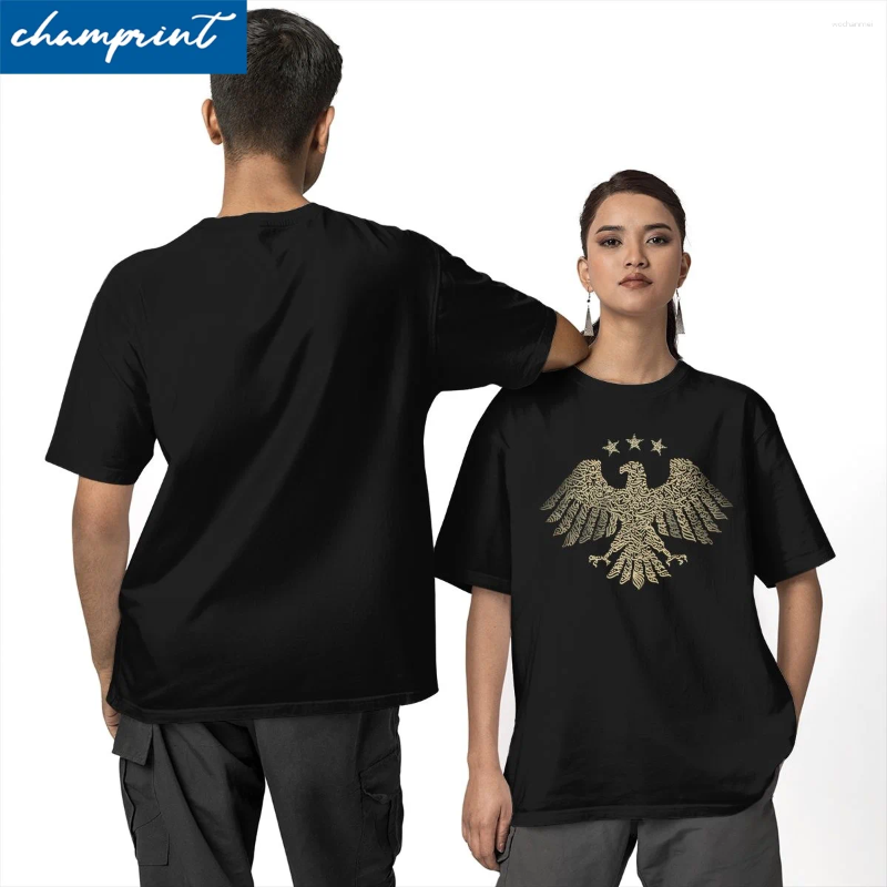 Men's T Shirts Of Syria Emblem Tshirts Men Cotton Tops Printed Round Neck Short Sleeve