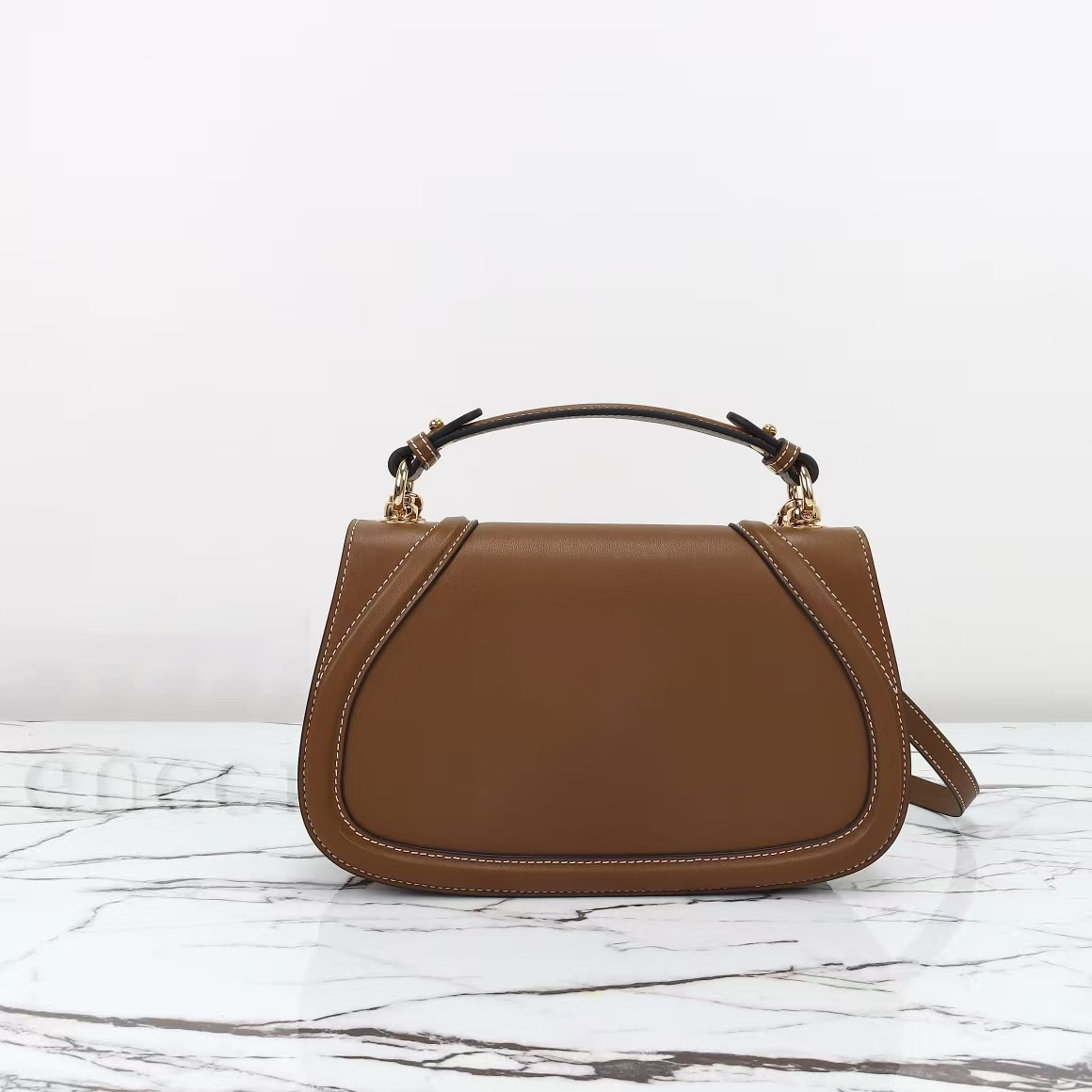 10A Top quality designer Bag Luxury Blondie Shoulder Bag Famous Round Letter Magnetic Buckle Detachable Adjustable Shoulder Strap Splicing Crossbody