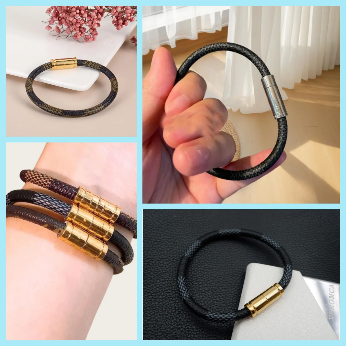 new luxury jewelry womens bracelets plated gold designer bracelet bangle fashion accessories plaid letter classic mens bracelet popular trendy om