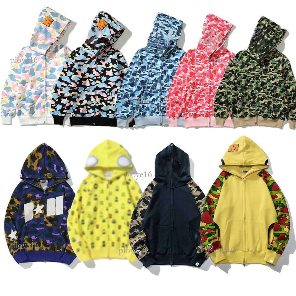 Bapeity Hoodie Mens Bapeliness Hoodie Womens Shark Hoodie Casual Hooded Fleece Classic Trend Designer Sweatshirt Man Hip Hop Sharks Jacket Woman Swe
