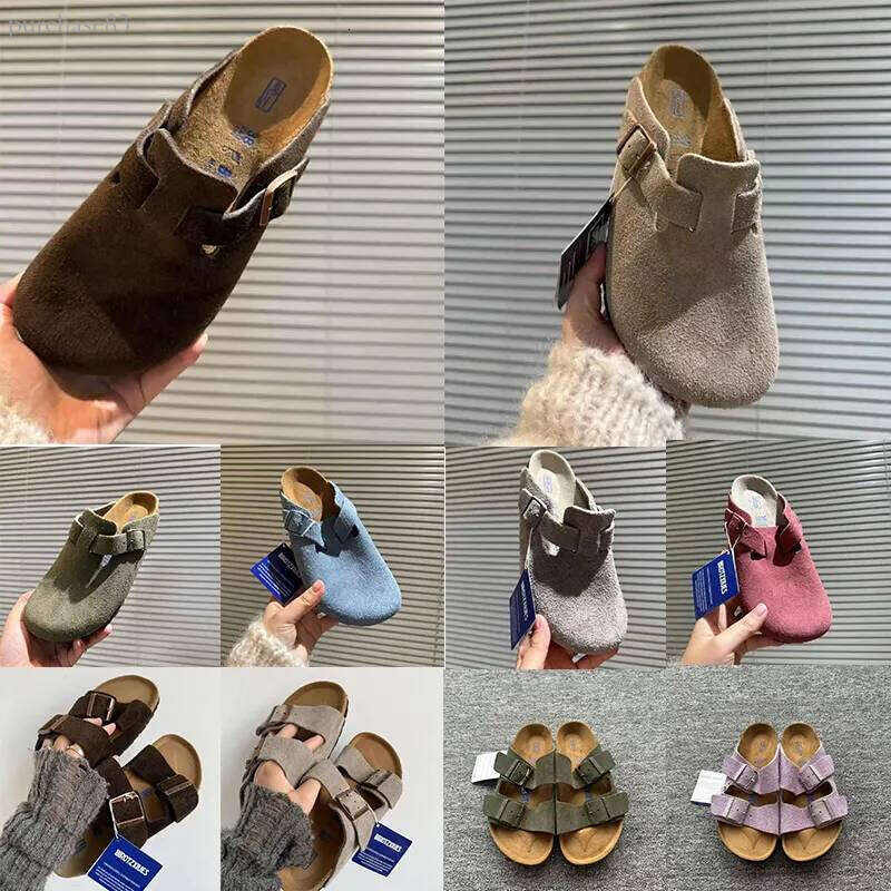 birkienstockk clog designer Sandals birk boston clogs for woman outdoor breathable indoor slippers platform beach shoes 35-44