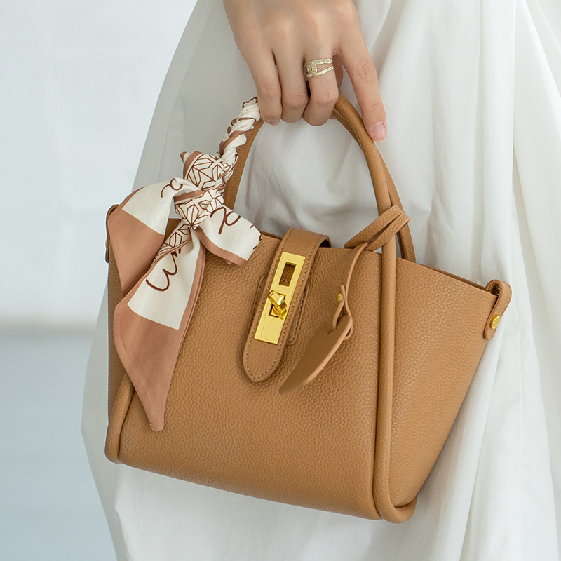Top Cowhide Luxury Bag Designer Free Shipping Women's Shoulder Bag 2025 New Genuine Leather Women's Handbag High-quality Texture Style Han