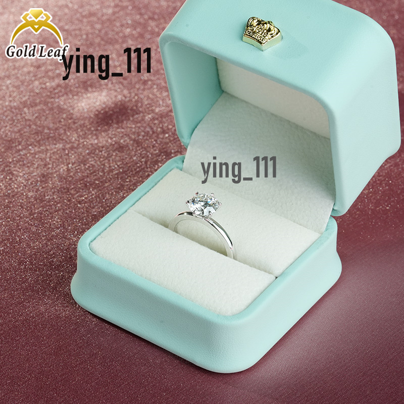 IGI 14K White Gold Lab Grown Diamond Ring Round Cut with Oval for Womens Jewelry Collection