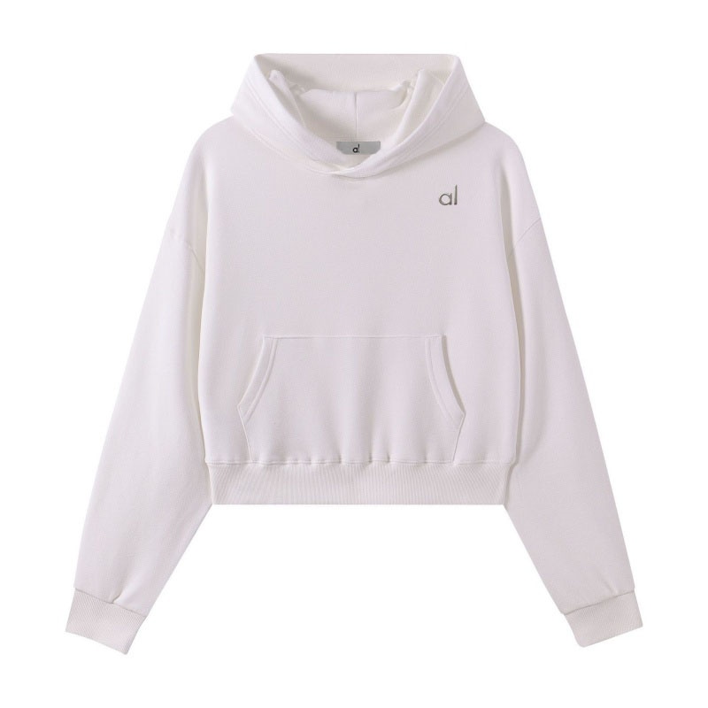 Designer yoga round neck sweatshirts womens Hoodies brand sports pure cotton pullover sweatshirt hooded luxurious women running high-quality zipp