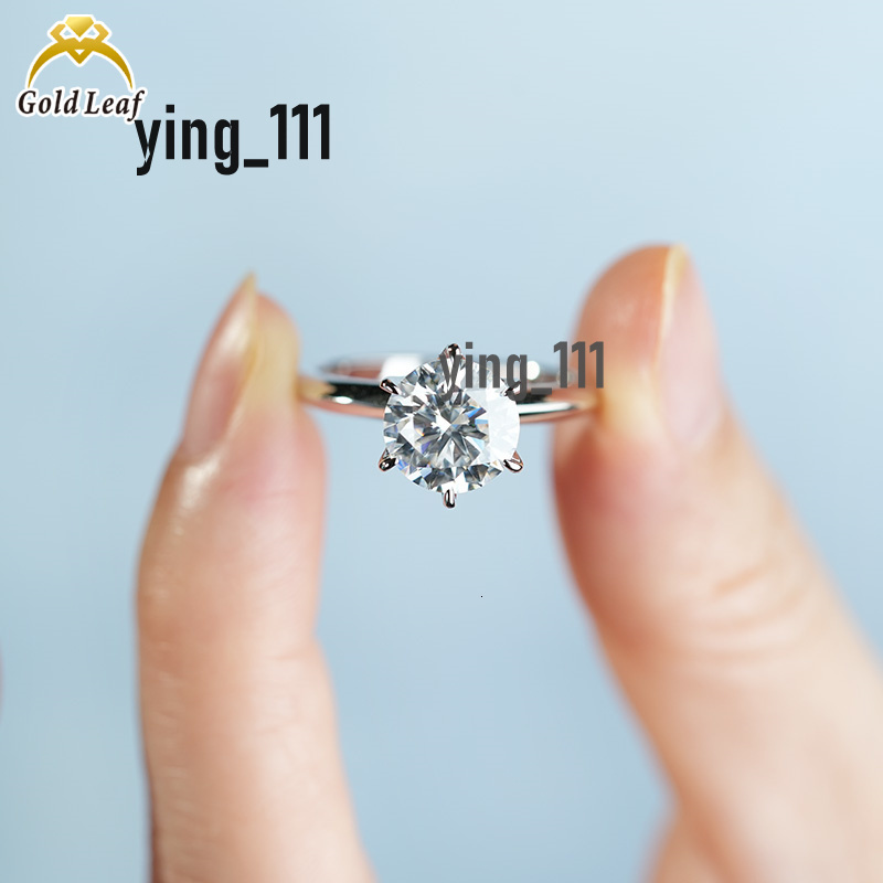 14k 18k Solid Gold Ring GIA IGI Certified CVD HPHT Lab Grown Created Diamond Round Engagement Ring Fine Jewelry Rings for Women