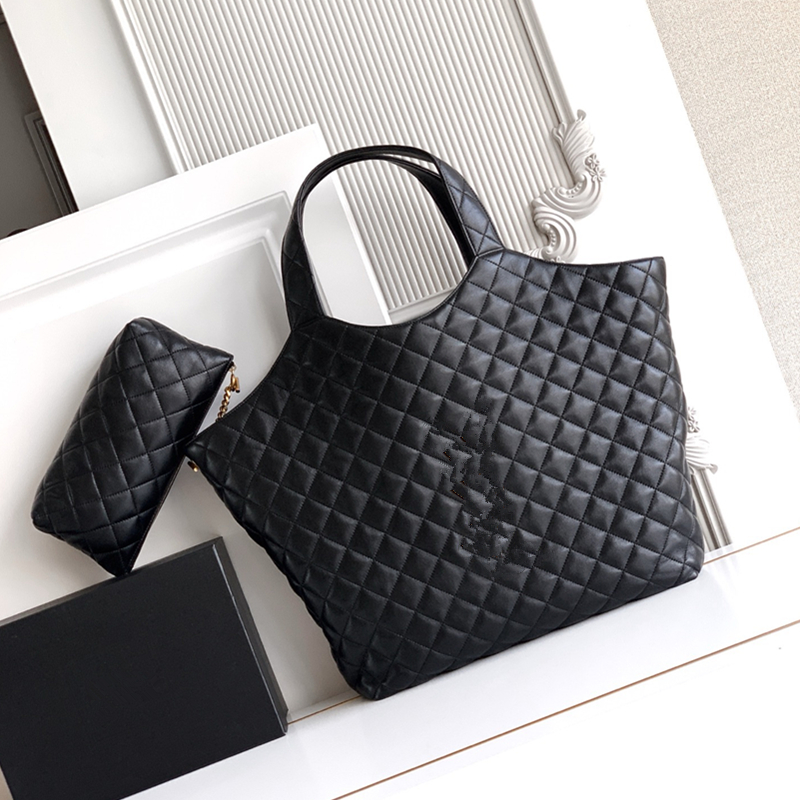 Sac fourre-tout pour femme, sac de luxe, sac de créateur, sac à bandoulière à carreaux, sac à poignée unique, sac de voyage, sac à bandoulière, s