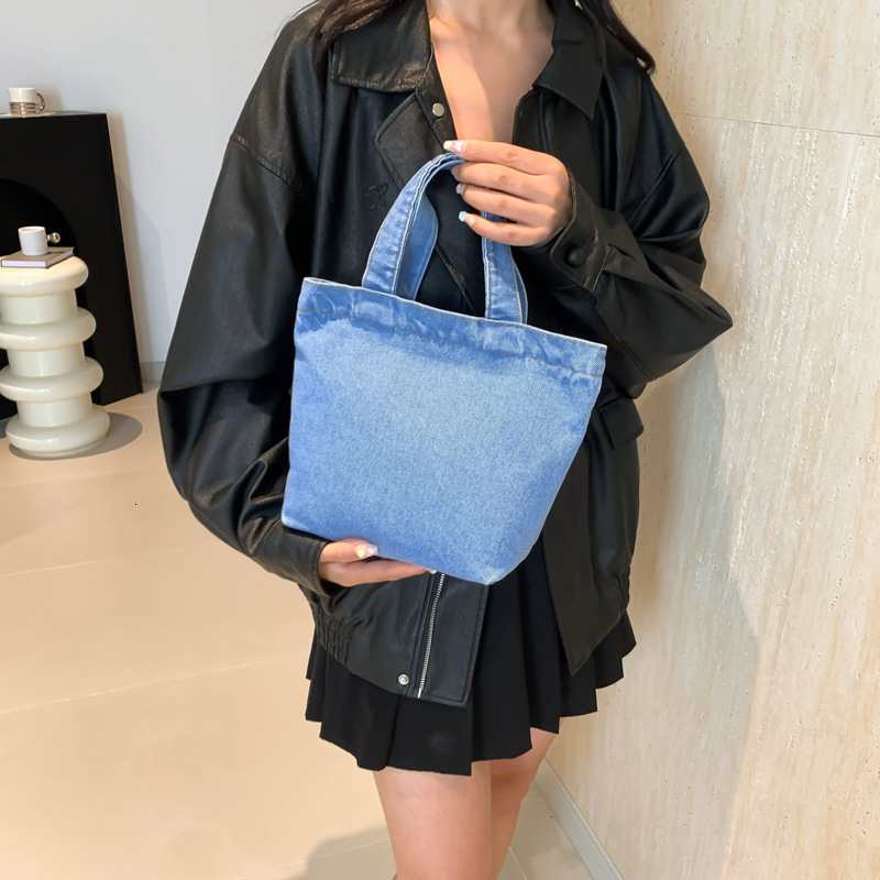 Denim Bag Luxury Bagdesigner Free Shipping Wholesale Gift Simple Fashion Trend Large Capacity Artistic Women's Bag Korean Style Stylish Commute
