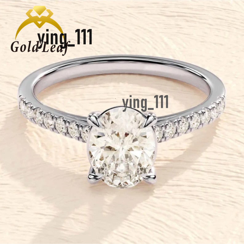 Luxury 14K 18K Gold Engagement Wedding Ring VVS Lab Grown Diamond Fine Jewelry for Women