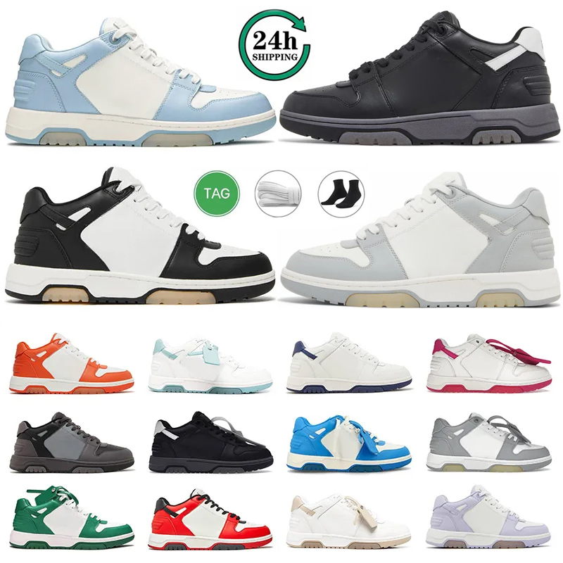 Out of Office Sneakers Designer Shoes For Mens Womens Trainers Outdoor Casual Shoes Black White Pink Leather Light Blue Navy Runners Platform Sneake