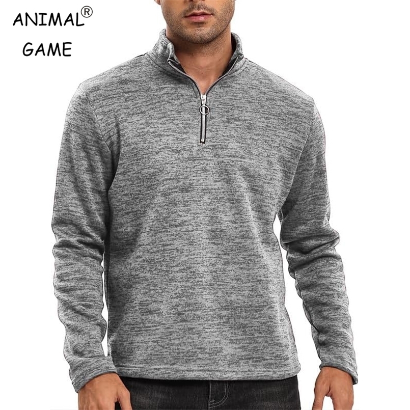 Autumn Mens Half Zipper Stand Collar Pullover Slim Fit Long Sleeve Casual Sweatshirts Long Sleeve Streetwear Tracksuit Men250821