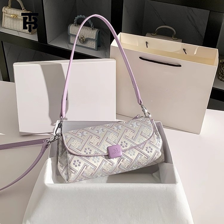 TB BHULAMTE Women's Luxury Chinese Embroidery French Stick Bag Fashion New High Shoulder Underarm Bag Casual Phone Bag Free Shipping Designer B