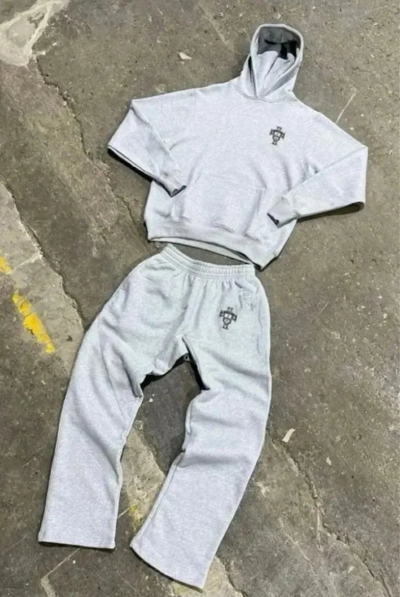 High Street Goth trend men clothing suit Fashion streetwear retro sportswear American punk hiphop casual loose couple 250822