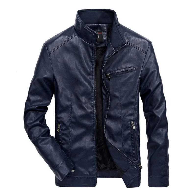 Mens PU Leather Flight Jackets Business Slim Fit Jacket Men Motorcycle Jackets Black Brown Pilot Coats for Men Bomber Jacket X250822