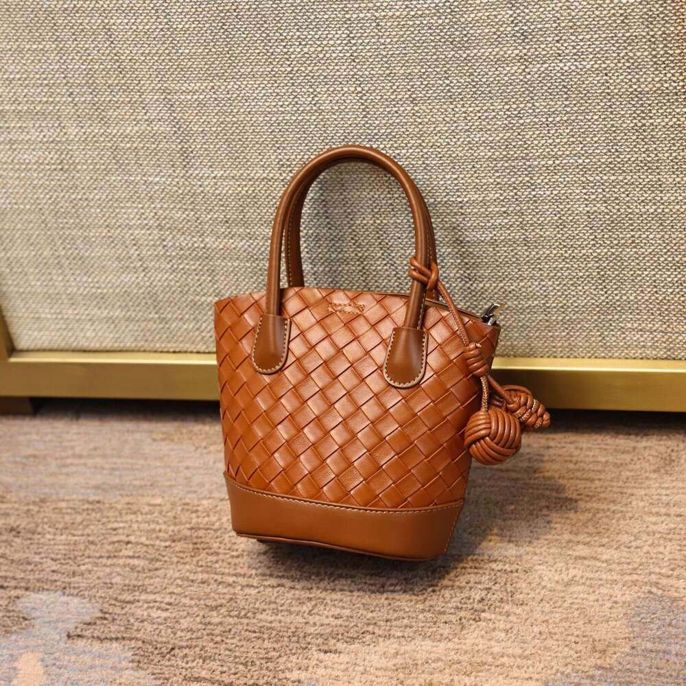 Women's handbag fashion pure handmade woven bag designer one shoulder crossbody high-end sense large capacity