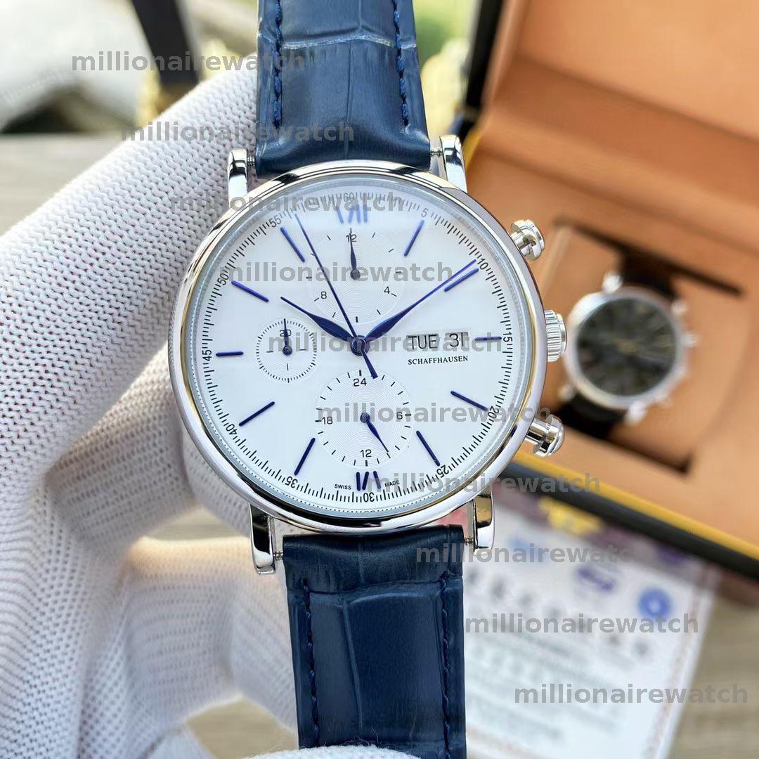 Super Hot Watch Luxury Designer Watch Classic Portuguese Luxury Watch Men's Watch Mechanical Watch Wristw Designer Watch Leather 316L Steel Wat