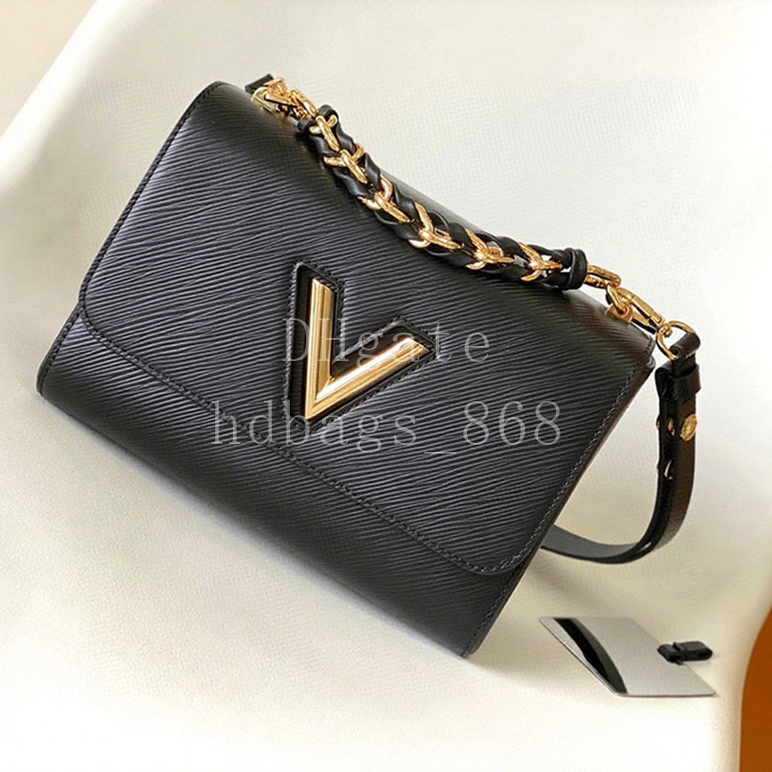 Mirror quality Designer Bags Chain bag Flap bags Luxury Calfskin Leather Crossbody Bag Shoulder bag 23cm with Box LT03A4