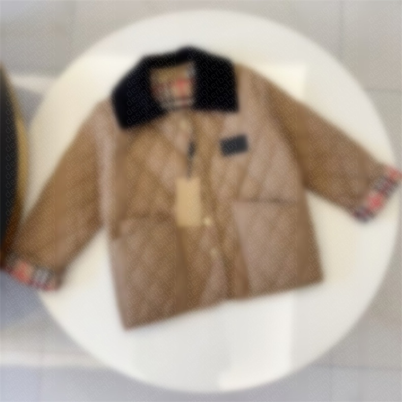 Baby Designer cotton-Padded Jacket Luxury High Quality Jacket Children Girls Boys Warm Windproof Jacket Children's clothing Size 100cm-160cm F0