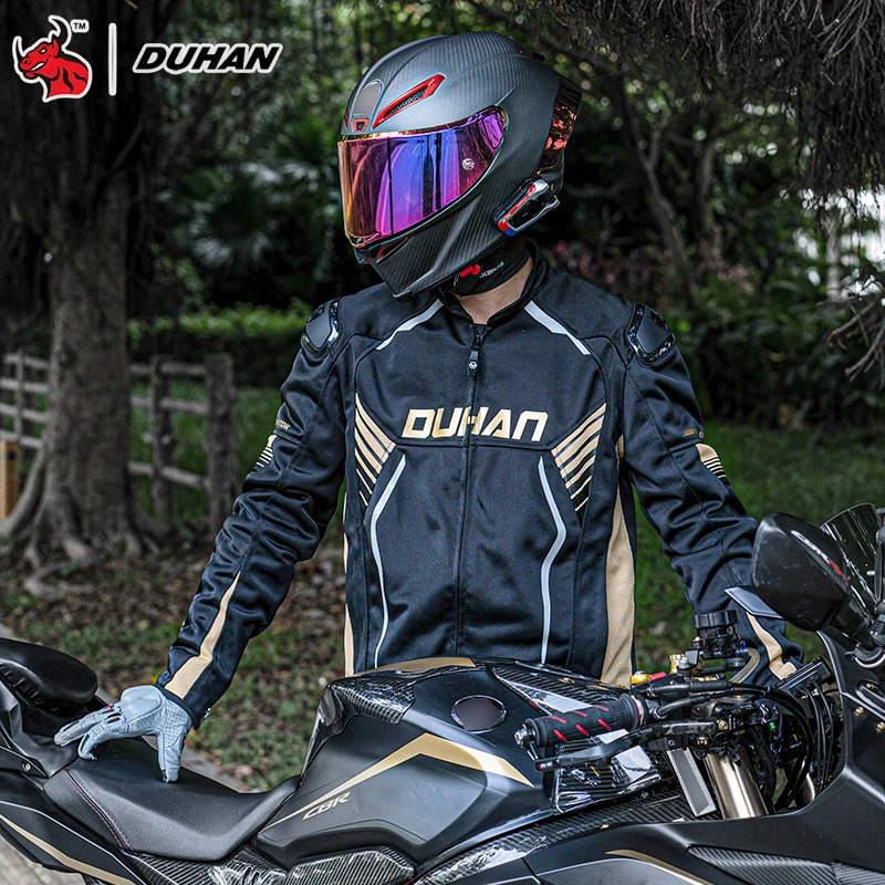 Summer Motorcycle Jacket Men And Women Breathable Mesh Motorbike Antifall Racing Night Reflective Fall Prevention 250822