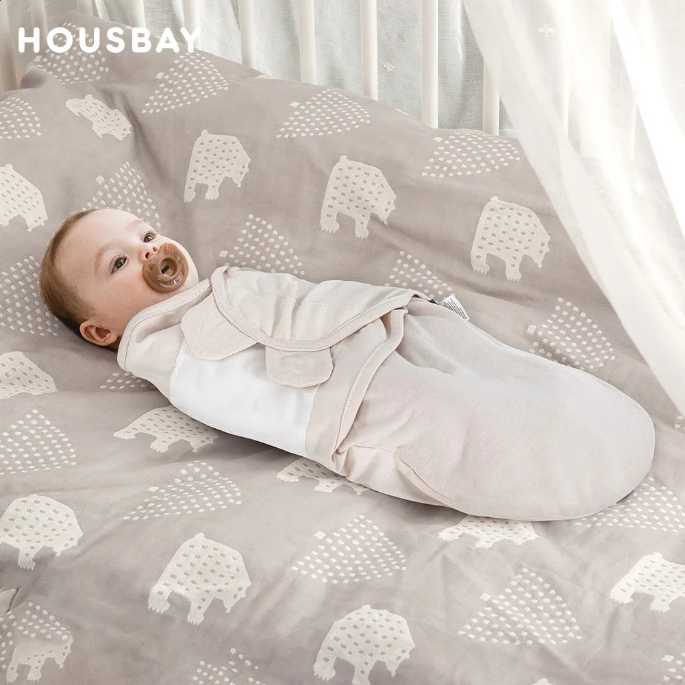 Sac de couchage de bébé 100% coton pour enveloppe CT Born Smailm