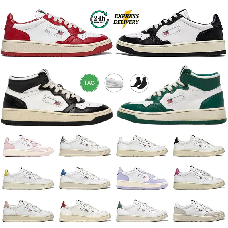 Designer Shoes Action Casual Mens Womens Shoes USA Medalist Platform Sneakers Pink Black White Golden Blue Green Red Pandas Low High Loafers Outdoor